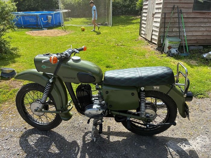 Vintage MZ 2 Stroke Bike. MINT