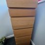 ikea Malm 6 drawers and mirror Image 2