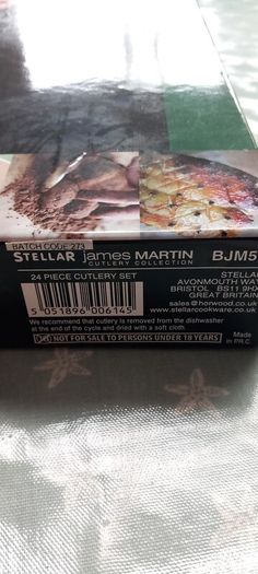 James Martin Stellar stainless steel 24 piece cutlery set