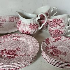 Johnson Brothers Red Lotus Teaset