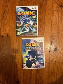 sonic colours + sonic unleashed WII