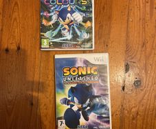 sonic colours + sonic unleashed WII