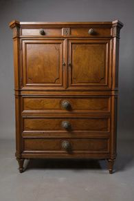 FLASH SALE! Was 760 Now 650 ! Fine Vintage Karges Solid Walnut Commode on Chest