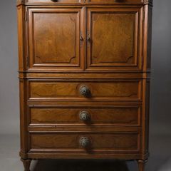FLASH SALE! Was 760 Now 650 ! Fine Vintage Karges Solid Walnut Commode on Chest