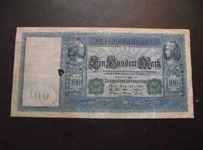 Germany. Reichsbanknote. 100 Mark (21.4.1910)