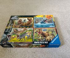 Ravensburger Jurassic World Jigsaw Puzzles Bumper Pack 4 x 100 Pieces