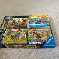 Ravensburger Jurassic World Jigsaw Puzzles Bumper Pack 4 x 100 Pieces