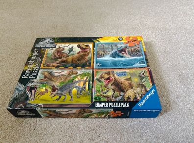 Ravensburger Jurassic World Jigsaw Puzzles Bumper Pack 4 x 100 Pieces