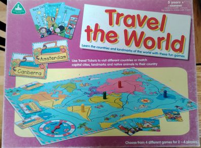 Travel the World Board Game 2000
