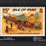 1990 Isle of Man Edwardian Postcards Commemorative Stamps on call card  (GPT - Magnetic) Image 3