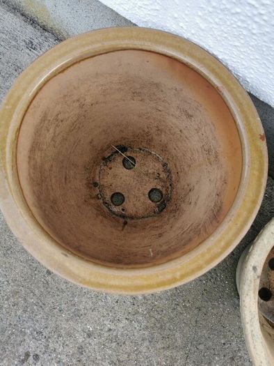 Two Glazed pots