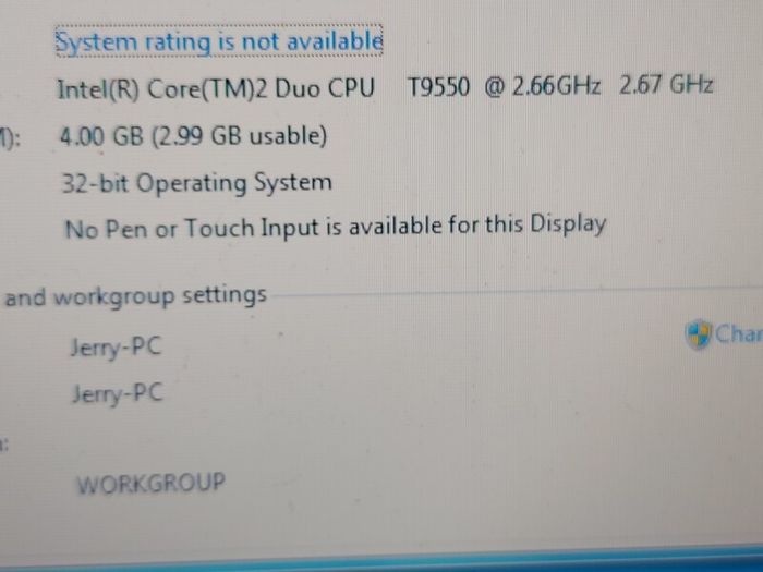 ACER ASPIRE 5738, Model No MS2264, Intel Core 2 Duo CPU T9550, 2.67GHz, 4GB Ram, 500GB HDD, Windows 7 32 bit, Firefox, Opera, Chrome and VLC