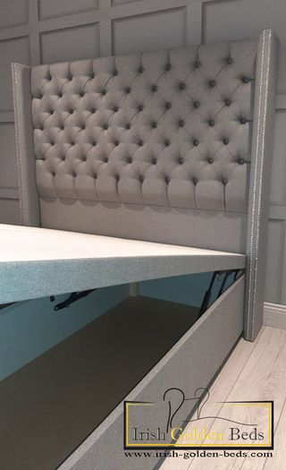 ottoman lift up bed frame and headboard