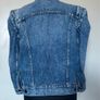 Frame Rosette puff sleeve denim jacket - sz 14-16 Image 4