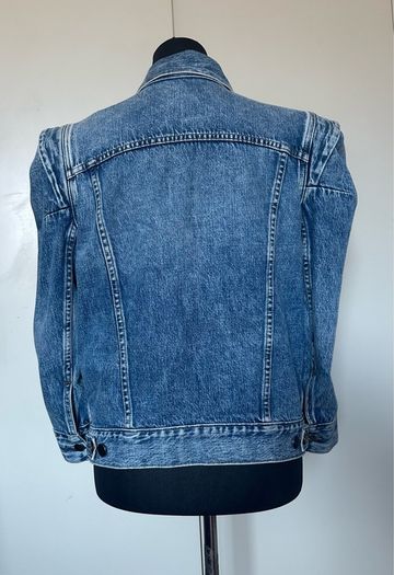 Frame Rosette puff sleeve denim jacket - sz 14-16