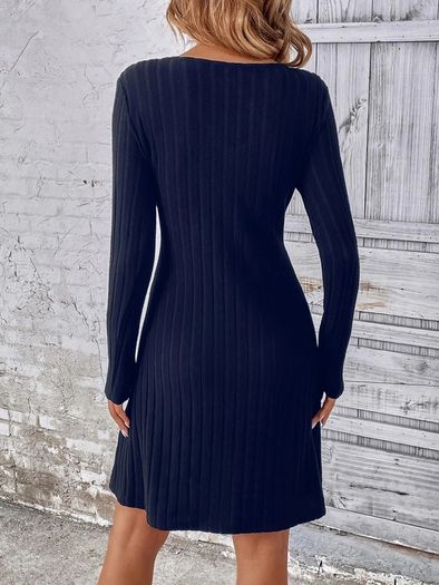 Brand New MYCOLORBLUE Dresses for Women A Line V Neck Long Sleeve.