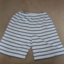 The Little White Company Navy and White Short Sleeve Pyjama Top and Shorts Age 9 - 10 Years Image 3