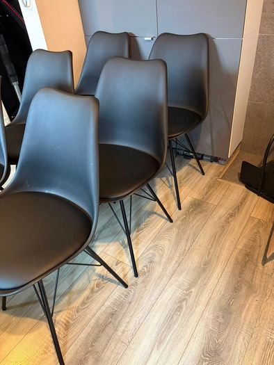 Set of 6 dining table table chairs