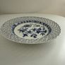KPM Berlin. Antique Blue & White Reticulated Porcelain Plate. Royal Porcelain Manufactory Image 3