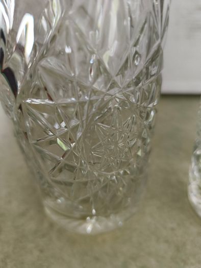 Vintage Star of David Hobstar Highball Glasses by Libbey, Set of 2