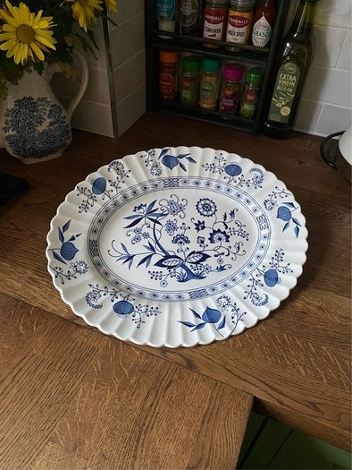 J & G Meakin Blue Nordic England Ironstone Platter