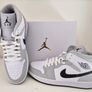 Nike Air Jordan 1 Mid - Light Smoke Grey Image 3
