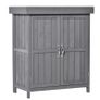 Outdoor Garden Storage Shed Tool Wooden Box Double Doors (FREE SHIPPING) Image 2