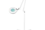 Cosmetic Bed With Drawers + Magnifier 5x 22w Led Lamp Tripod + Cosmetic Stool + Table