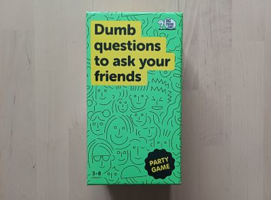 Dumb Questions to Ask Your Friends Party Trivia Card Game 2023