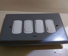 Legrand Switch 4 Gang 2 Way