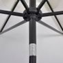Parasol 200 x 300 cm Sand White Rectangular Image 2