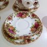 18 piece Tea Set Royal Albert Old Country Roses Bone China Image 4
