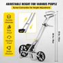 Garden Seeder, Metal Precision Garden Push Seeder With 6 Seed Plates, Walk-Behind Row Crop Planter, Manual Garden Lawn Spreader for Sowing Seeds, Backyard Agriculture for Various Seeds (FREE SHIPPING) Image 4