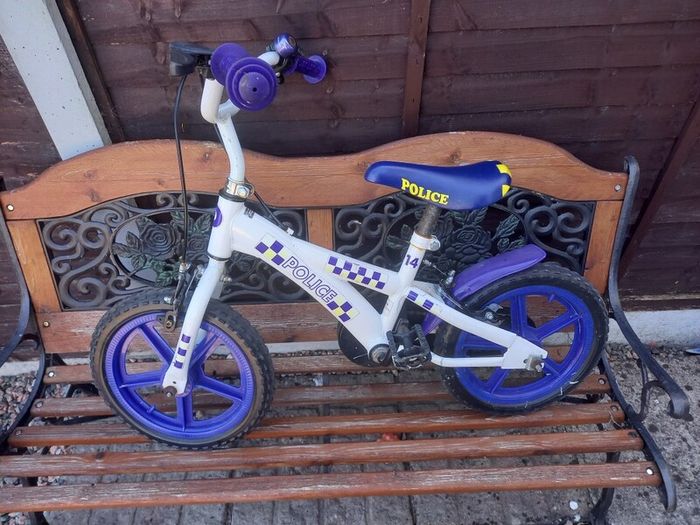 childs police bike