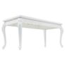 Dining Table 179x89x81 cm High Gloss White Image 5