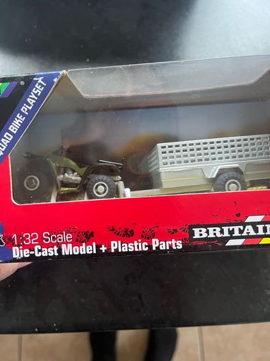 Model quad and trailer