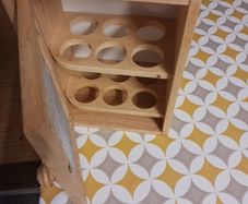 wooden Egg Cabinet