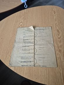 Honda 50 logbook