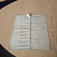 Honda 50 logbook