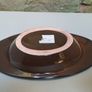 Brown glazed oval bowl Image 4
