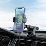 Car wireless charger S35 Smart alignment for dashboard and air outlet Image 3