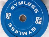 20 kg Olympic Bumper Plates Pair Warehouse Clearance