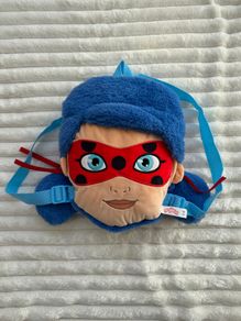 Miraculous Ladybug Plush Backpack P.M.I Kids World Zag Heroez Used Please look at the pictures