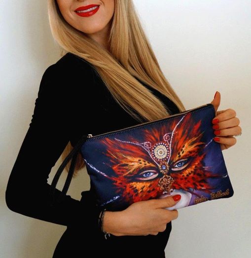 Handmade designer accessories, scarves, bracelets, clutch bags