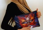Handmade designer accessories, scarves, bracelets, clutch bags