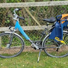 City Bike Bicycle with Romer child seat with relax position