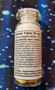 VALERIAN ROOT EXTRACT overcome stress, reduces agitation, helps to fall asleep x50 tablets 20mg