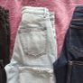 Bundle of 3 Primark Jeans - Size 10 Light Blue, Washed Black, Darker-Blue Image 2