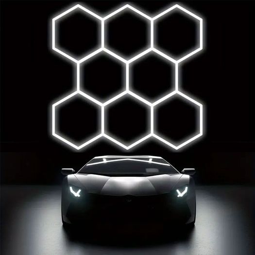 Hexagon led lights 8pcs