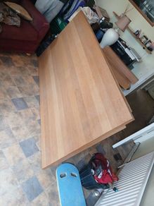 solid oak table